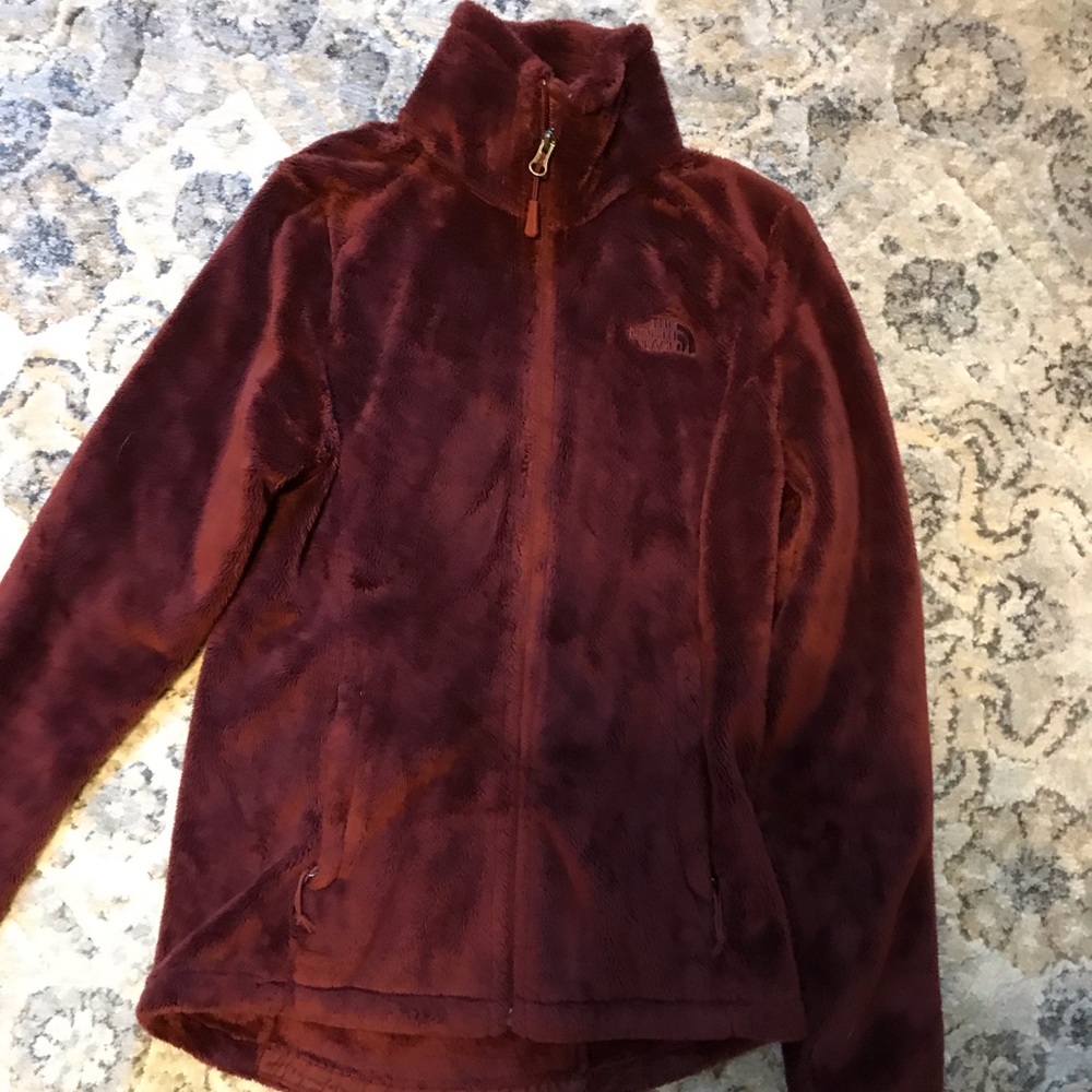 North face fuzzy jacket